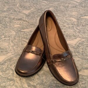 Clark loafers, practically brand new, worn once